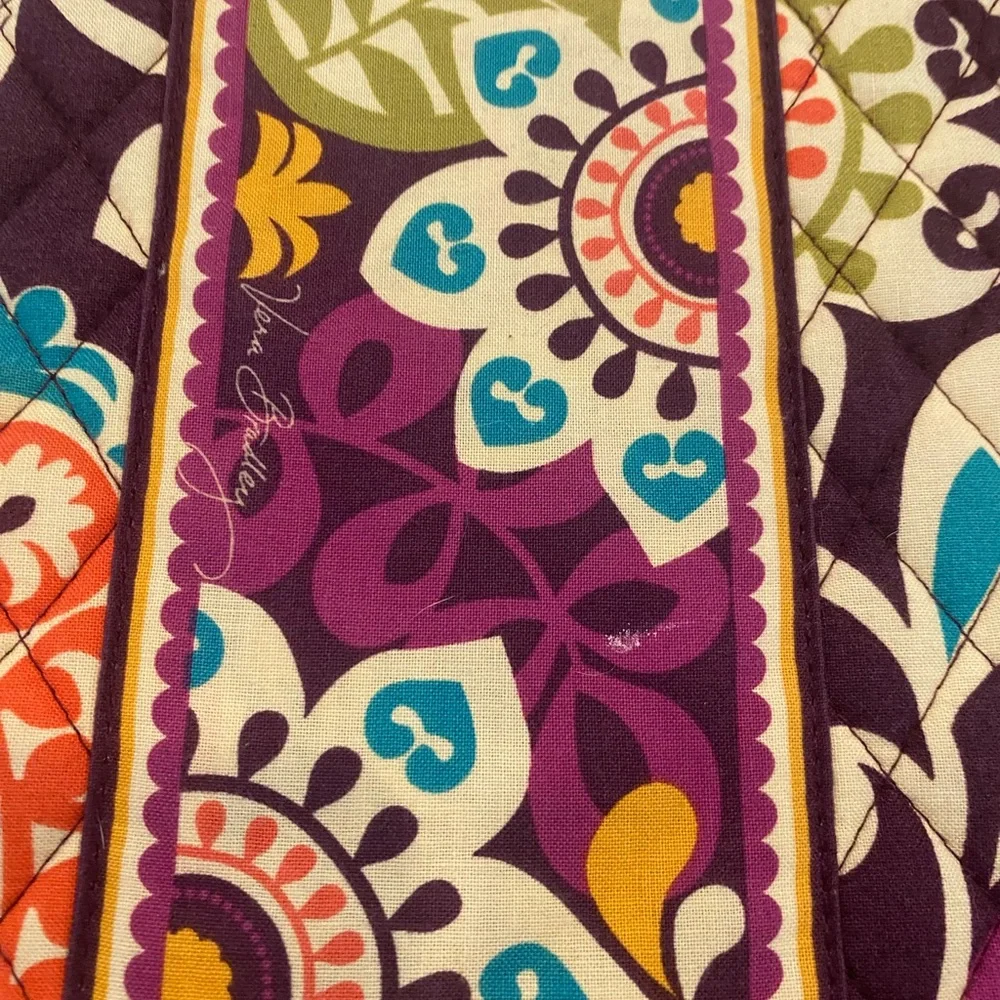Vera Bradley Purple Floral Laptop Bag
